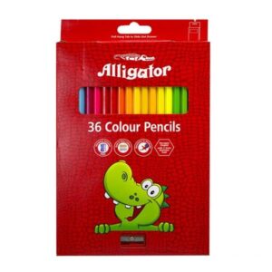 مداد رنگی 36 رنگ جعبه مقوا سوسمار