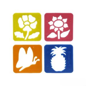 شابلون گل و میوه