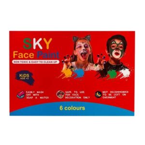 ماژیک نقاشی 6 رنگ گریم صورت اسکای