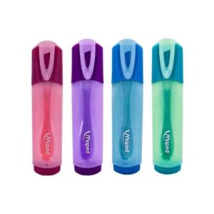 ماژیک هایلایت پاستلی ست 4 عددی براق اکلیلی مپد