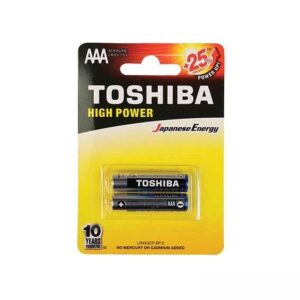 باتری نیم قلمی الکالاین پاور توشیبا